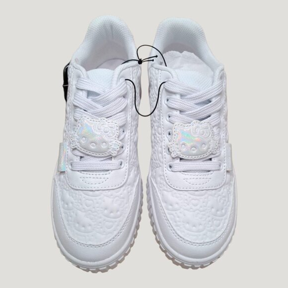 NWT Women's Hello Kitty Lace-Up Sneakers - White - Limited Edition - Multisize - Picture 3 of 13